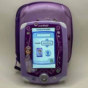 LeapFrog LeapPad2 Disney Sofia the First Tablet w/ princess Case